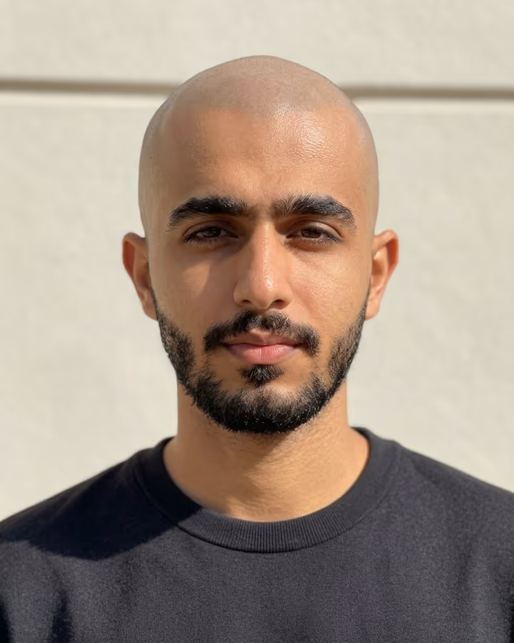 AI Bald Filter example