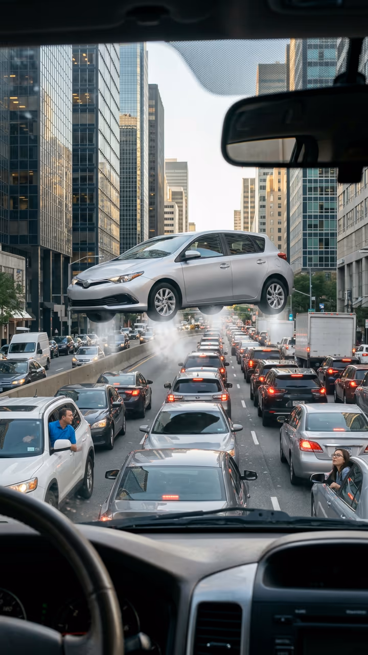 AI Flying Car Video example
