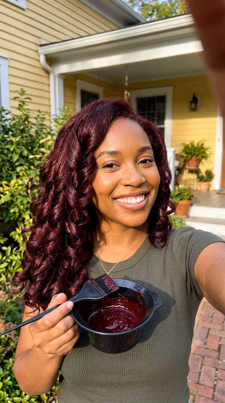 AI Hair Dye Filter example