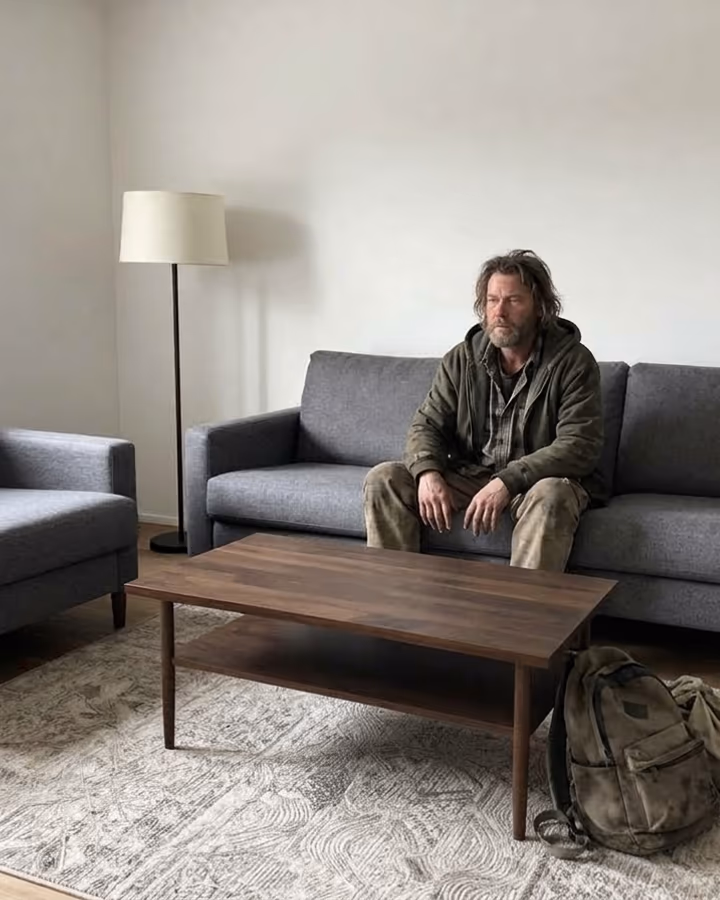 AI Homeless Man Prank example