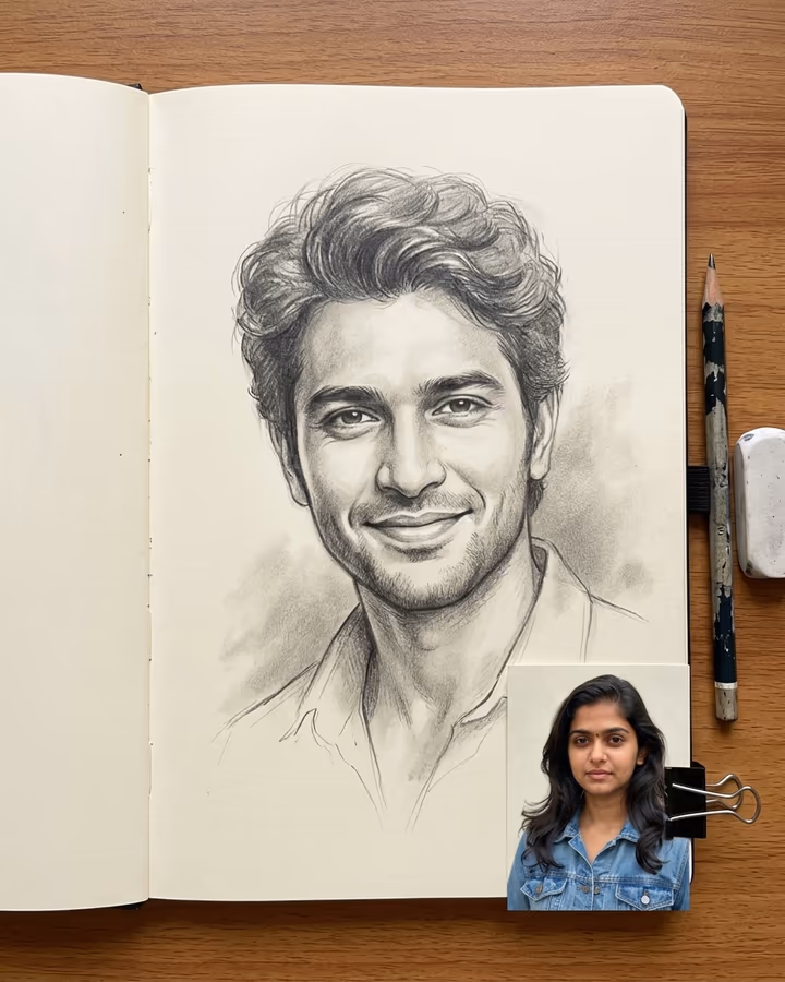 AI Soulmate Drawing example