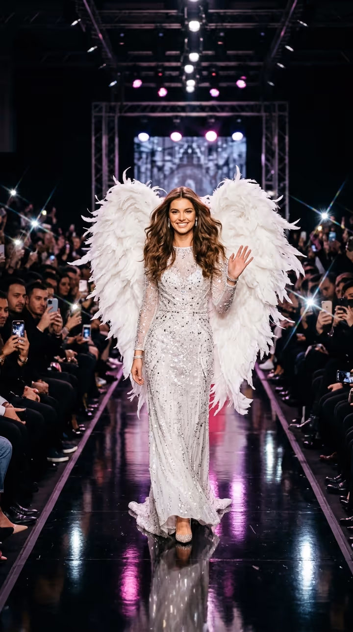 Victoria's Secret AI Runway Trend example